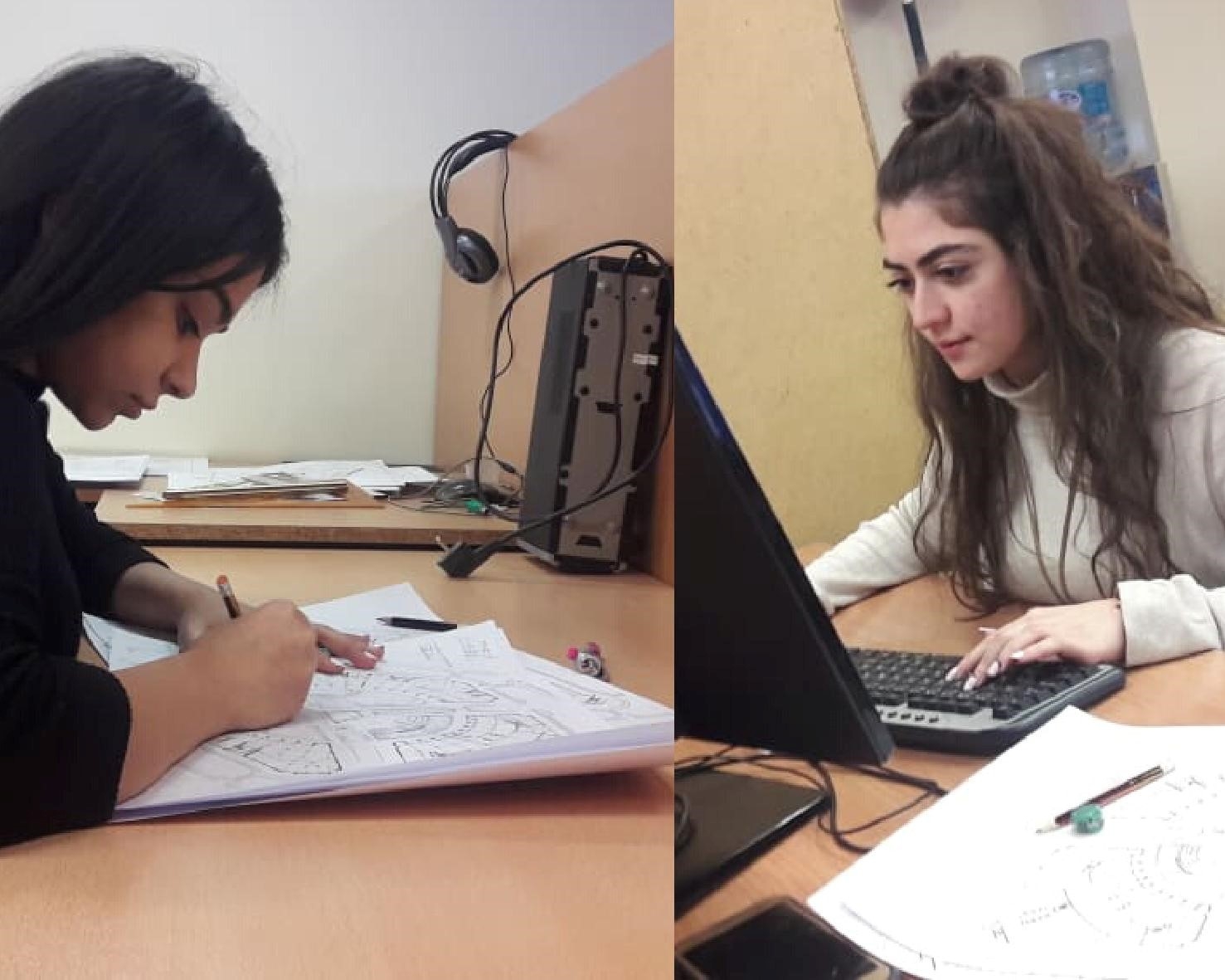 Ինտերիերի ապագա դիզայներներ Շաղիգը և Կալին