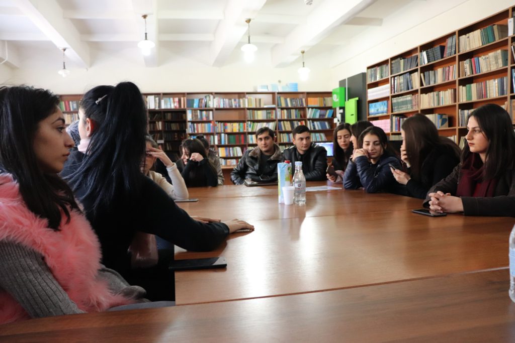 «Խաղաղության գրադարան»՝ ԵՊՀ Իջևանի մասնաճյուղում