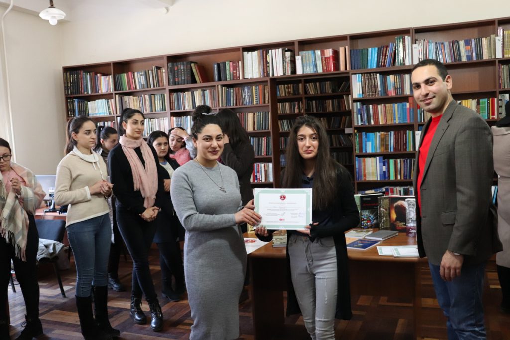 «Խաղաղության գրադարան»՝ ԵՊՀ Իջևանի մասնաճյուղում