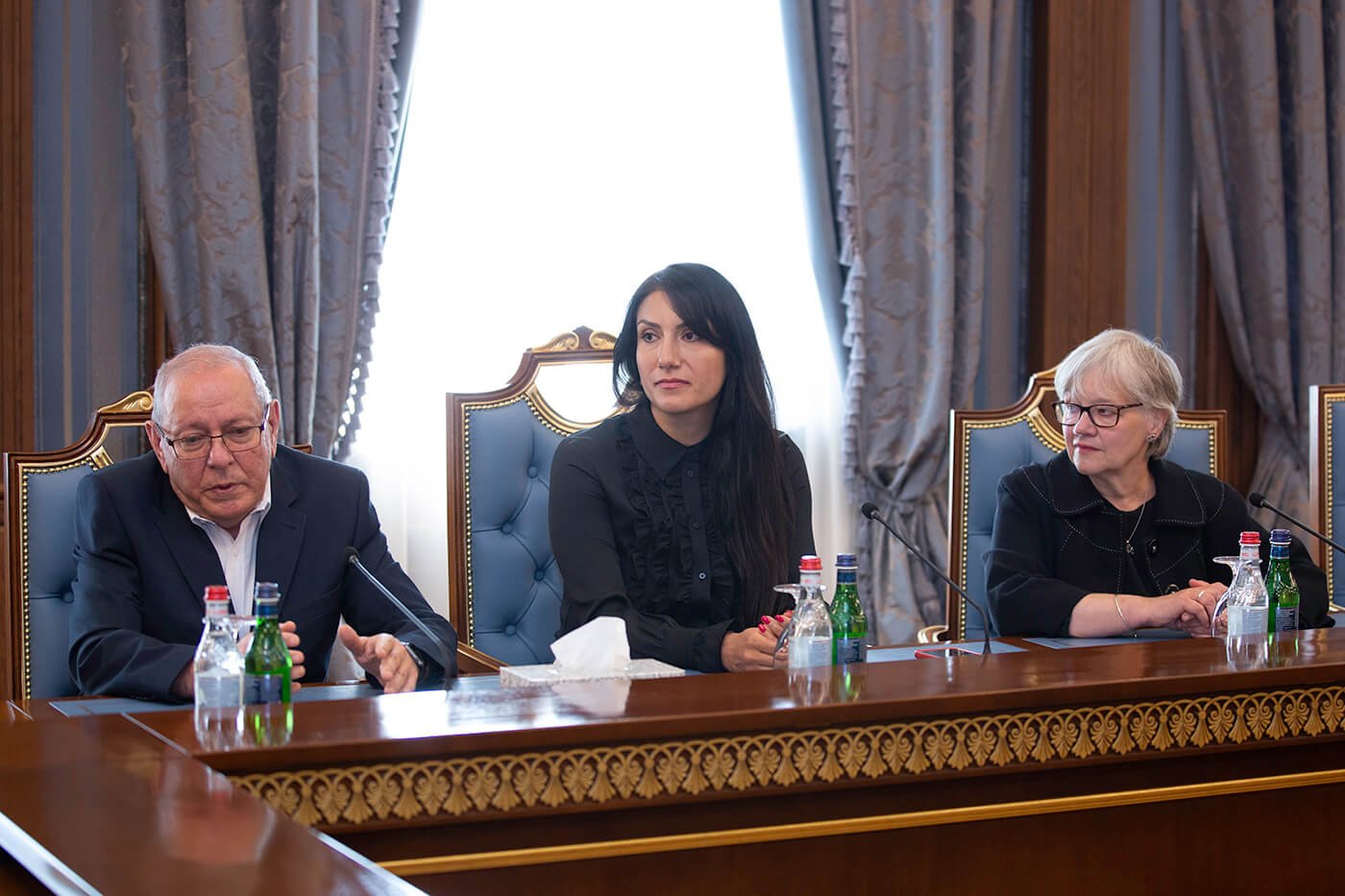 WCC delegation accepted by Karekin II, Catholicos of all Armenians