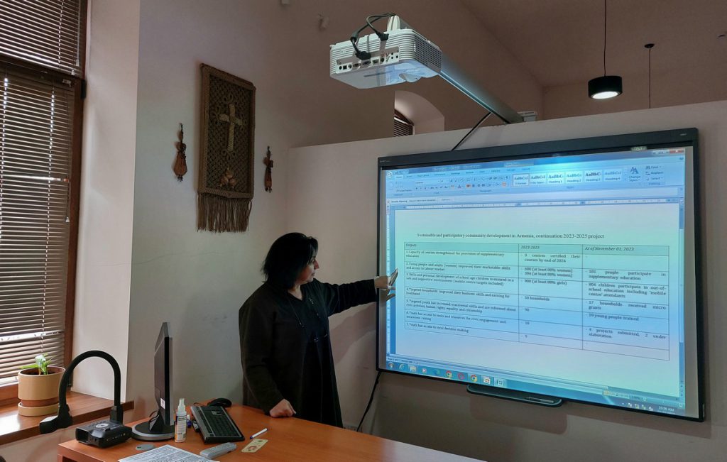 «Հաց աշխարհի համար» կազմակերպության ներկայացուցիչ Կիմ Նոյել Կվիբուկայի այցը Կլոր սեղան հիմնադրամ