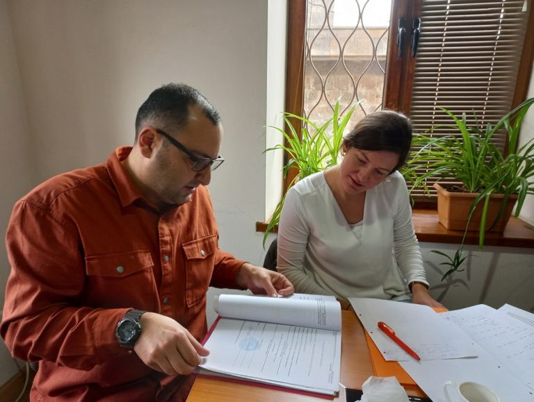 «Հաց աշխարհի համար» կազմակերպության ներկայացուցիչ Կիմ Նոյել Կվիբուկայի այցը Կլոր սեղան հիմնադրամ