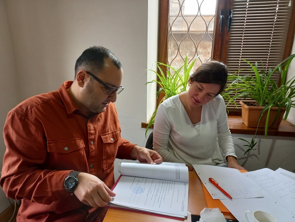 «Հաց աշխարհի համար» կազմակերպության ներկայացուցիչ Կիմ Նոյել Կվիբուկայի այցը Կլոր սեղան հիմնադրամ