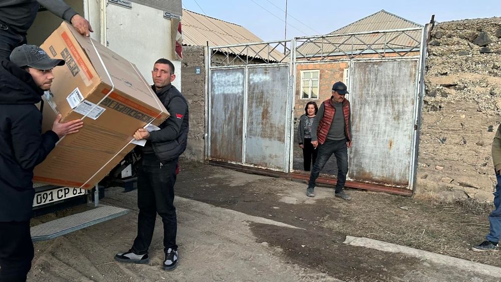 A new batch of support for displaced persons from Nagorno-Karabakh